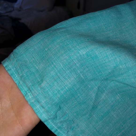 Perfect condition turquoise button up - Picture 5 of 5